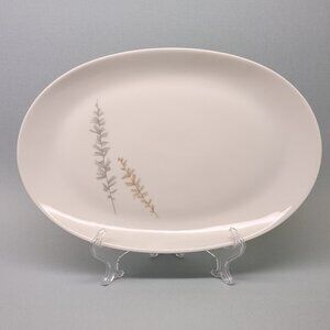 13" x 9" Hutschenreuther Platter - Pattern 8895 - Gold & Silver Sprigs - MCM